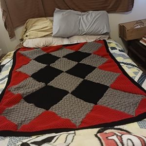 Handmade patch work blanket